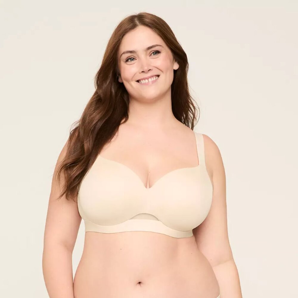 Lane Bryant Cacique Comfort Bliss Lightly Lined Balconette Bra 44C